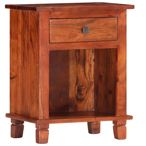 Nachttisch 40 x 30 x 50 cm Massivholz Akazie