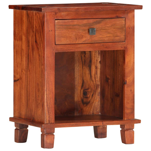 Nachttisch 40 x 30 x 50 cm Massivholz Akazie