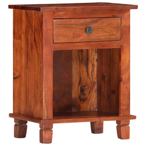 Nachttisch 40 x 30 x 50 cm Massivholz Akazie
