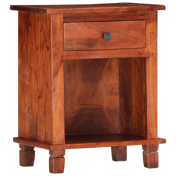 Nachttisch 40 x 30 x 50 cm Massivholz Akazie