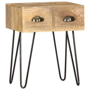 Nachttisch 40x30x50 cm Mango Massivholz