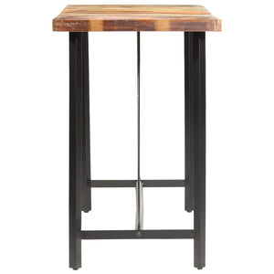 Bartisch 180 x 70 x 107 cm Recyceltes Massivholz