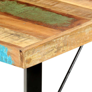 Bartisch 180 x 70 x 107 cm Recyceltes Massivholz