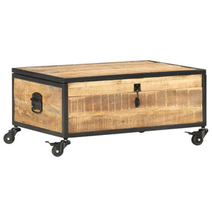 Couchtisch 70x50x33 cm Massivholz Mango
