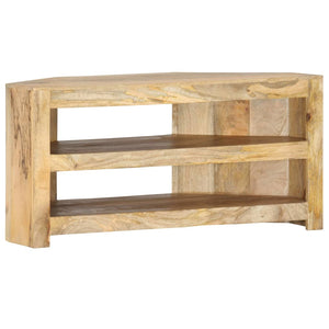 TV-Eckschrank 90 x 45 x 45 cm Massivholz Mango