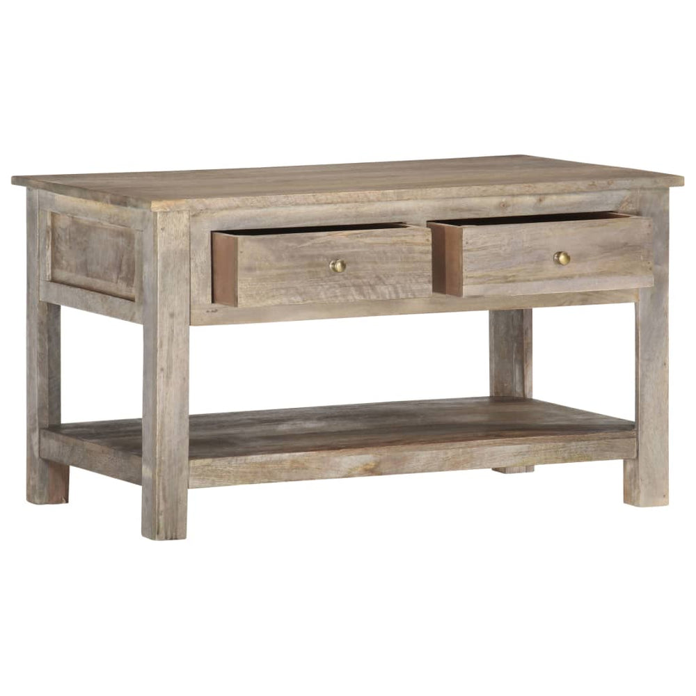 Couchtisch 82x52x47 cm Massivholz Mango