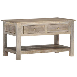 Couchtisch 82x52x47 cm Massivholz Mango