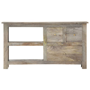 TV-Schrank 100x30x55 cm Massivholz Mango
