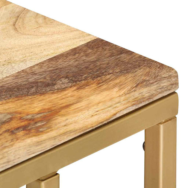 Beistelltisch 35x45x65 cm Massivholz Mango