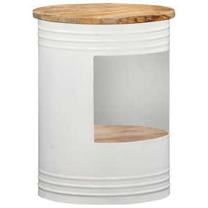 vidaXL Table basse 43x55 cm Bois de manguier massif