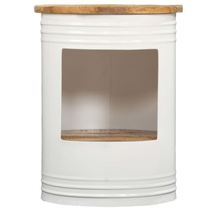 vidaXL Table basse 43x55 cm Bois de manguier massif