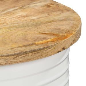 vidaXL Table basse 43x55 cm Bois de manguier massif