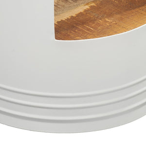 vidaXL Table basse 43x55 cm Bois de manguier massif
