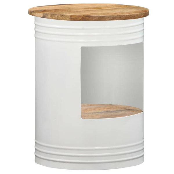 vidaXL Table basse 43x55 cm Bois de manguier massif