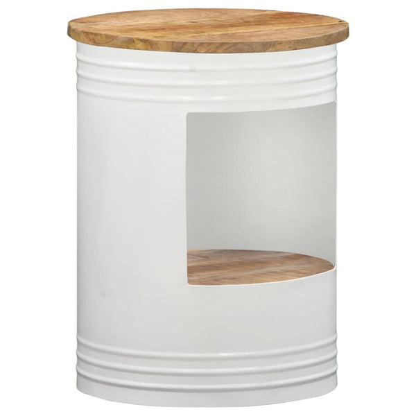 vidaXL Table basse 43x55 cm Bois de manguier massif