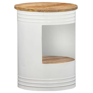 vidaXL Table basse 43x55 cm Bois de manguier massif