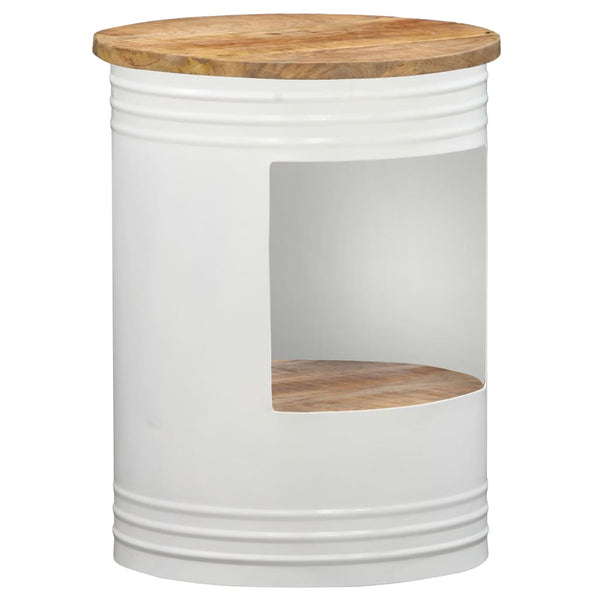 vidaXL Table basse 43x55 cm Bois de manguier massif