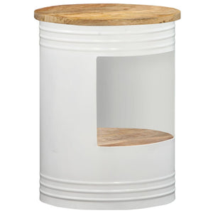 vidaXL Table basse 43x55 cm Bois de manguier massif