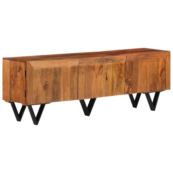 TV-Schrank 140x30x46 cm Massivholz Mango