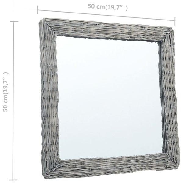 Spiegel 50x50 cm Weide