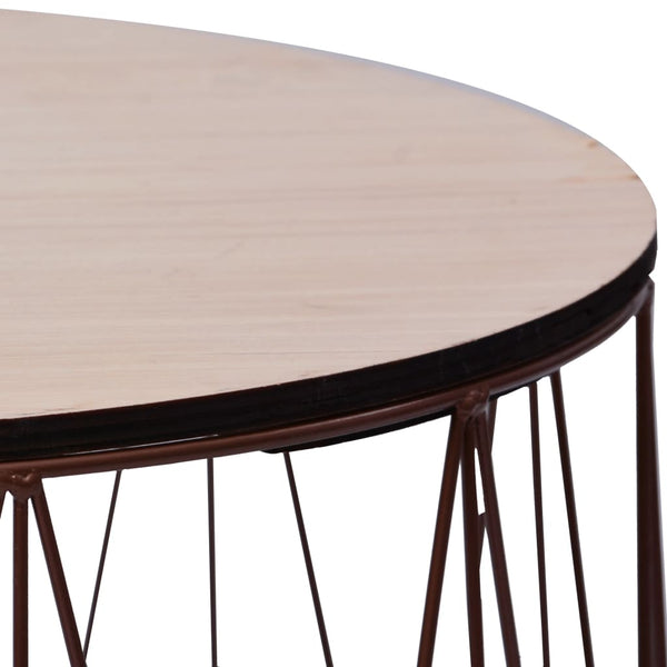 vidaXL Coffee Tables 2 pcs. Copper