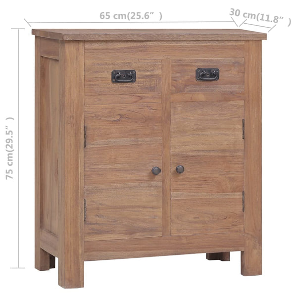 Sideboard 65×30×75 cm Teak Massivholz