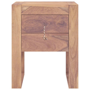 Nachttisch 40 x 30 x 50 cm Teak Massivholz