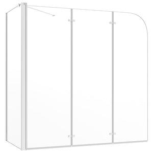 Duschabtrennung 120x69x130 cm Hartglas Transparent