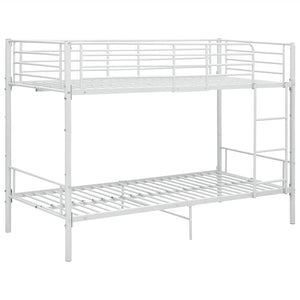 Etagenbett Weiß Metall 90×200 cm