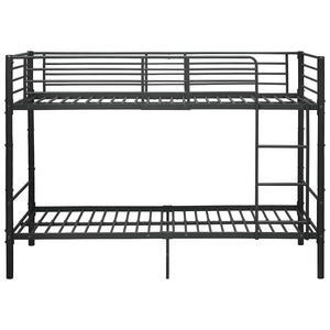 Etagenbett Schwarz Metall 90×200 cm
