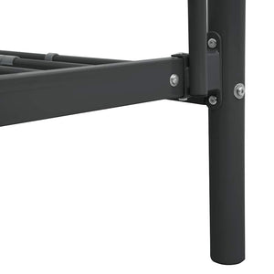 Etagenbett Schwarz Metall 90×200 cm