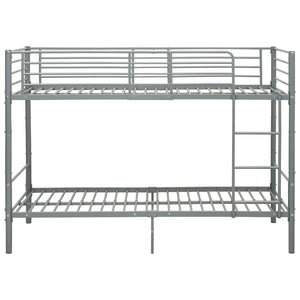 Etagenbett Grau Metall 90×200 cm