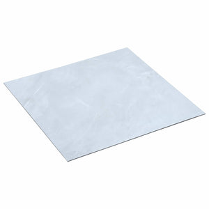 Weiße PVC Bodenplanken, 5.11 m² (55 Stk.)