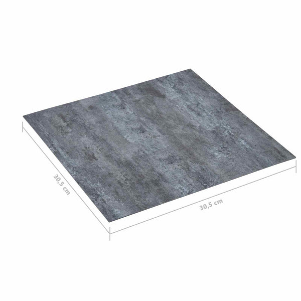 PVC Bodenfliesen Grau Marmor 5.11 m²