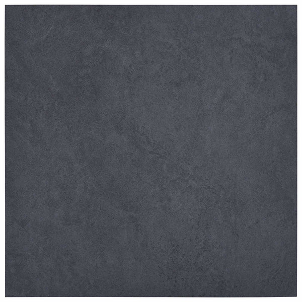 Schwarze PVC Bodenplatten, 55 Stück, 5,11 m²