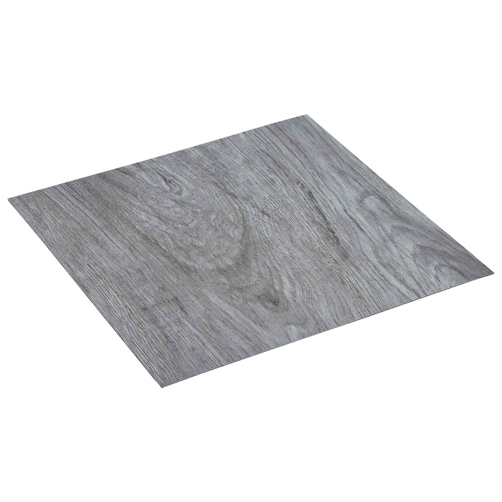 Hellgraue PVC Bodenplanken, 5.11 m² - 55 Stk.