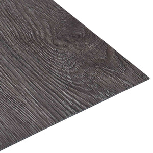 Selbstklebende PVC Bodenfliesen Schwarz & Grau 5.11m²