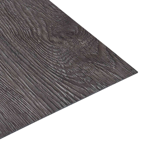 Selbstklebende PVC Bodenfliesen Schwarz & Grau 5.11m²