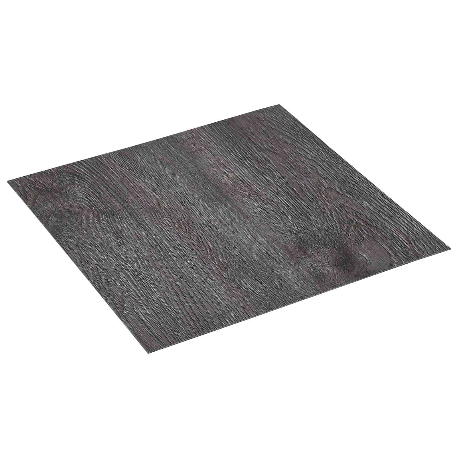 Selbstklebende PVC Bodenfliesen Schwarz & Grau 5.11m²