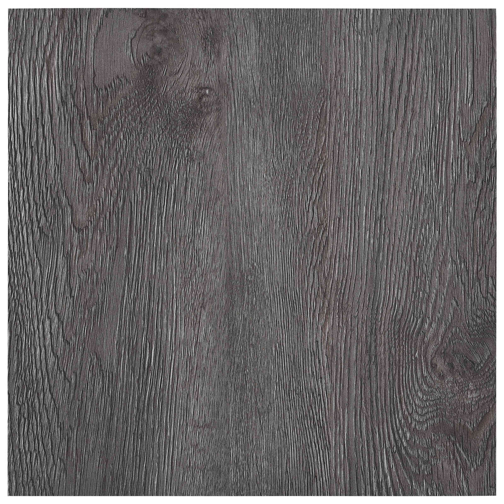 Selbstklebende PVC Bodenfliesen Schwarz & Grau 5.11m²