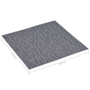 Selbstklebende PVC Bodenplanken Weiß & Grau 5,11 m²