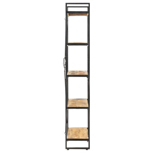 vidaXL Étagère à 5 niveaux 90 x 30 x 180 cm Bois de manguier massif