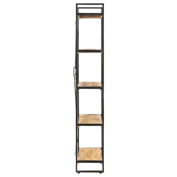 vidaXL Étagère à 5 niveaux 90 x 30 x 180 cm Bois de manguier massif