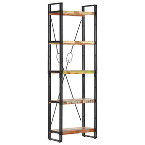 vidaXL Étagère 5 Niveaux 60x30x180 cm Bois de récupération Massif