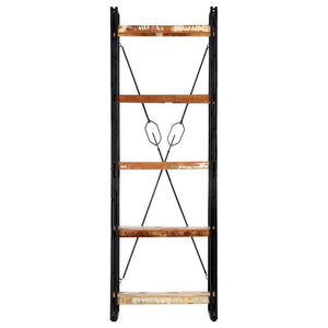 vidaXL Étagère 5 Niveaux 60x30x180 cm Bois de récupération Massif