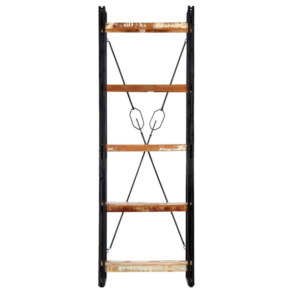 vidaXL Étagère 5 Niveaux 60x30x180 cm Bois de récupération Massif