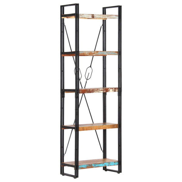 vidaXL Étagère 5 Niveaux 60x30x180 cm Bois de récupération Massif