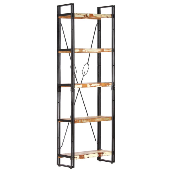 vidaXL Étagère 5 Niveaux 60x30x180 cm Bois de récupération Massif