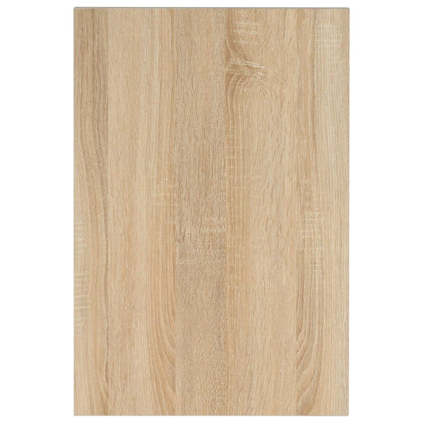 vidaXL 2-Piece Bathroom Furniture Set Ceramic Oak Brown