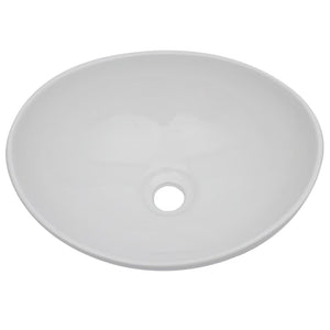 vidaXL 2-Piece Bathroom Furniture Set Ceramic Grey